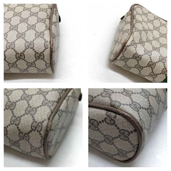 Gucci Vintage Clutch Bag Sherry Line Brown PVC mon236-100625 - Picture 8 of 16